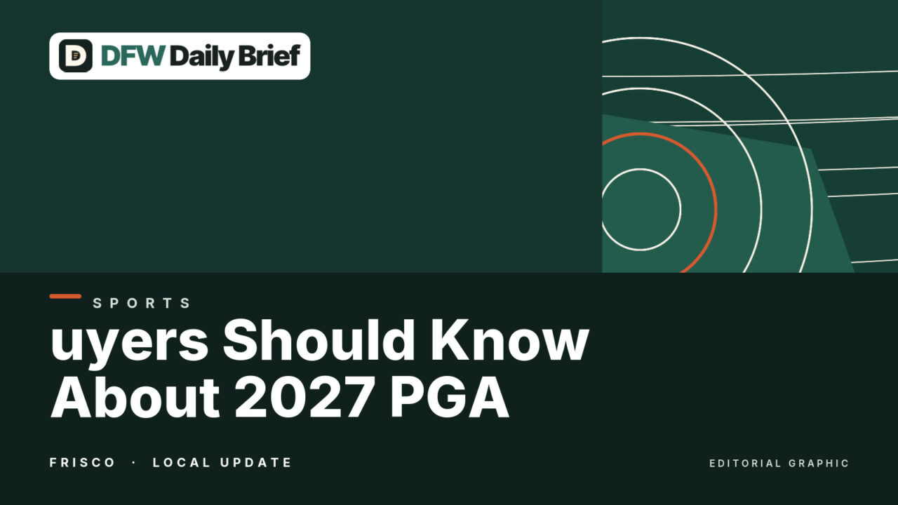 Editorial graphic for What Frisco Golfers and Ticket Buyers Should Know About 2027 PGA Championship Preparations.